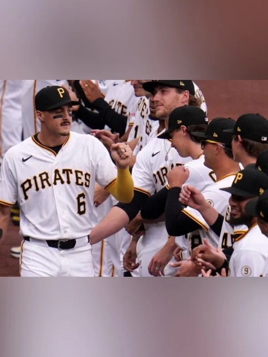 Nike Pittsburgh Pirates Konnor Griffin #6 White MLB Baseball Jersey Men’s Sz: M - Picture 2 of 8